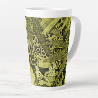 Tasse Latte Olive Leopard 