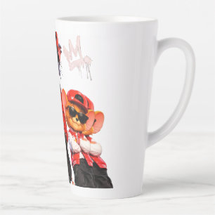 Tasse Latte Oreiller jeté Duo Ours de Dessin Animé Mignon - Ro