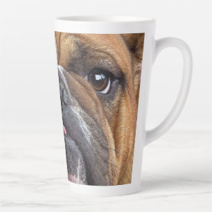 Tasse Latte Oreillers à lancer de Bulldog anglais