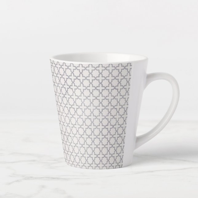 Tasse Latte Ornement arabesque élégant (Droite)