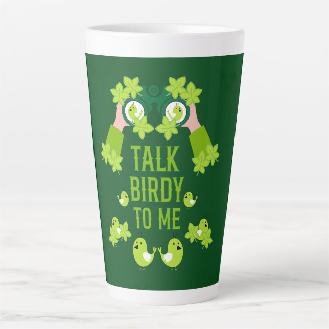 Tasse Latte Ornithologist Birdwatcher (Devant)