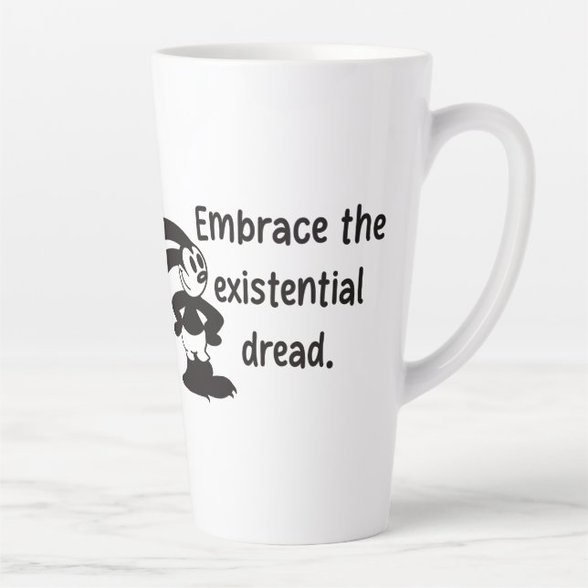 Tasse Latte Oswald Craint : La Crise Existentielle (Droite)