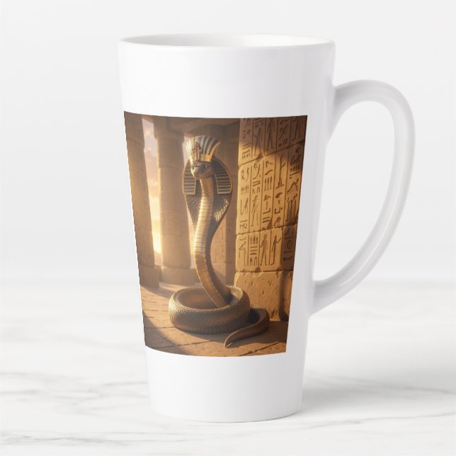 Tasse Latte Oudjat – Déesse cobra égyptienne´6 (Droite)