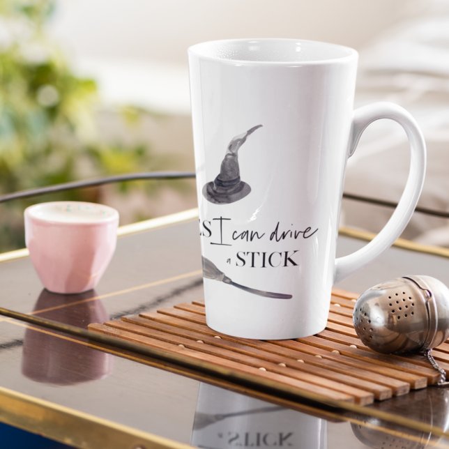 Tasse Latte Oui Je Peux Conduire Un Plaisir À Bâtons | Bonne H (Créateur téléchargé)