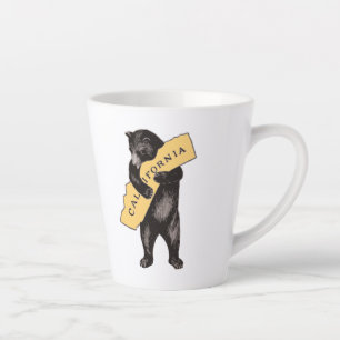 Tasse Latte Ours de Californie Vintage