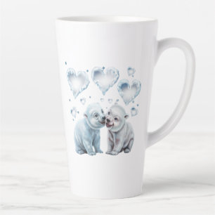 Tasse Latte Ours polaires mignons