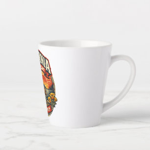 Tasse Latte Ours Rétro Vintage Jour d'Admission Californie & P