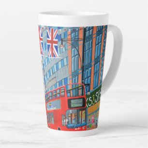 Tasse Latte Oxford Street- Jubilé de diamant de la Reine