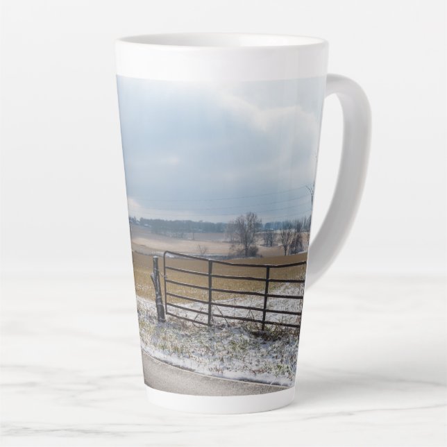Tasse Latte Ozark Country Hills (Angle droit)