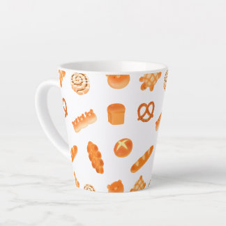 Tasse Latte Pain de boulangerie varié Fluffy Snack de style ja