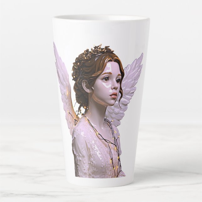Tasse Latte Paix et Splendeur Céleste (Devant)