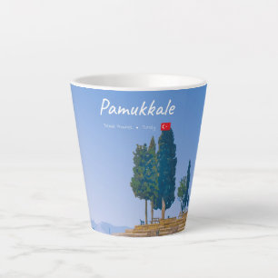 Tasse Latte Pamukkale, Turquie - Petits bassins thermaux