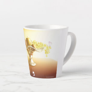 Tasse Latte Panier de verre avec fruits et batteries