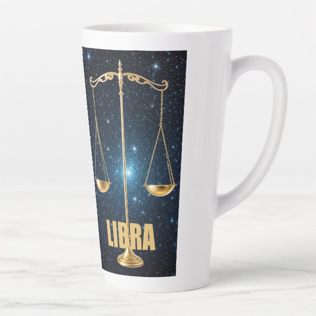 Tasse Latte Panneau d'astrologie de la bibliothèque (Droite)