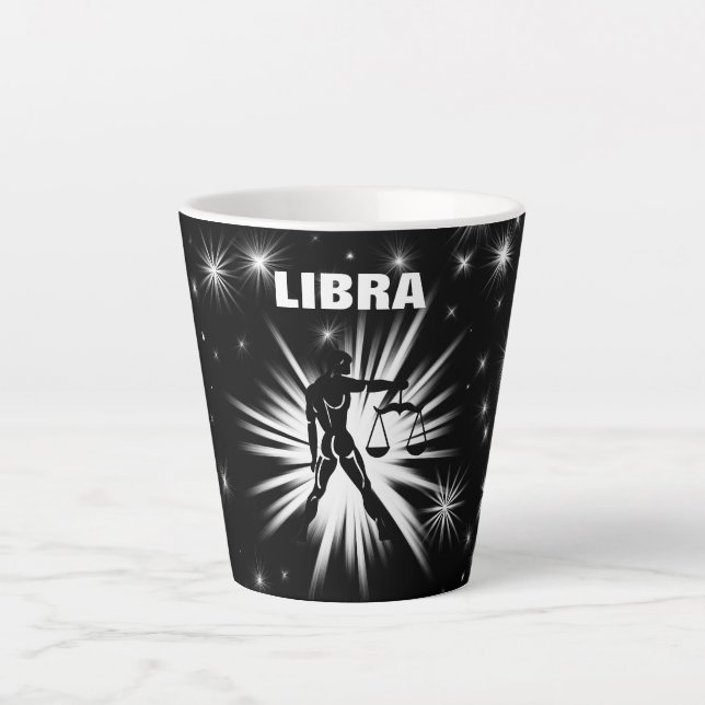 Tasse Latte Panneau Libra (Devant)