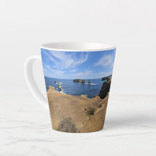 Tasse Latte Panorama côtier de la baie des Îles de Victoria