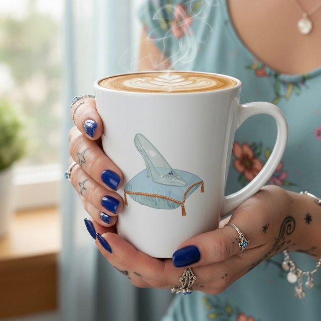 Tasse Latte Pantoufle de verre (Créateur téléchargé)