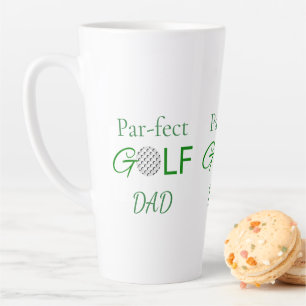 Tasse Latte Papa golf parfait Cadeau drôle pour la fête des pè