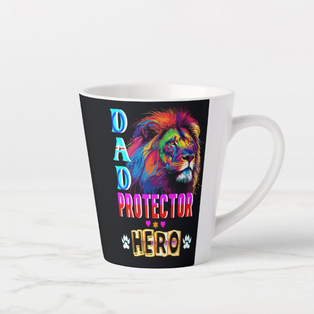 Tasse Latte Papa Protector Hero (Droite)
