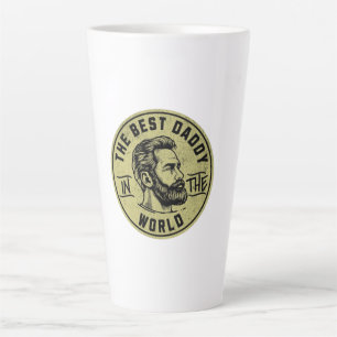 Tasse Latte Papas Légendaires Cool – Conception de Typographie