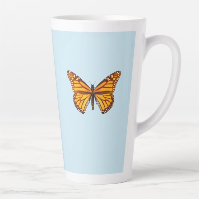 Tasse Latte Papillon Monarque (Droite)