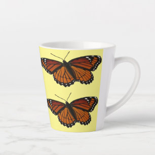 Tasse Latte Papillon Viceroy Belle photographie de la nature