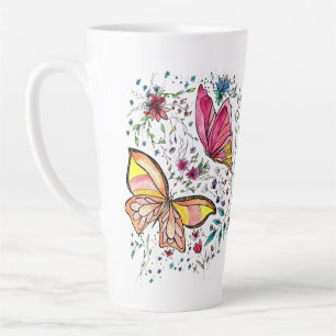 Tasse Latte Papillons