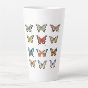 Tasse Latte Papillons Cadeau Mignon pour Amateur