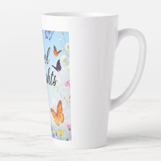 Tasse Latte Papillons Cool Flights (Droite)