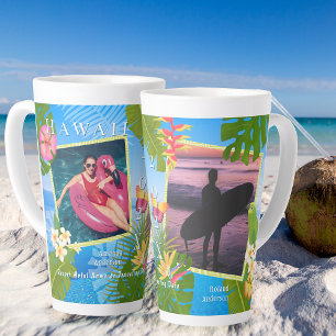 Tasse Latte Paradis tropical Voyage Souvenirs Mer