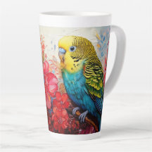 Parakeet aux fleurs