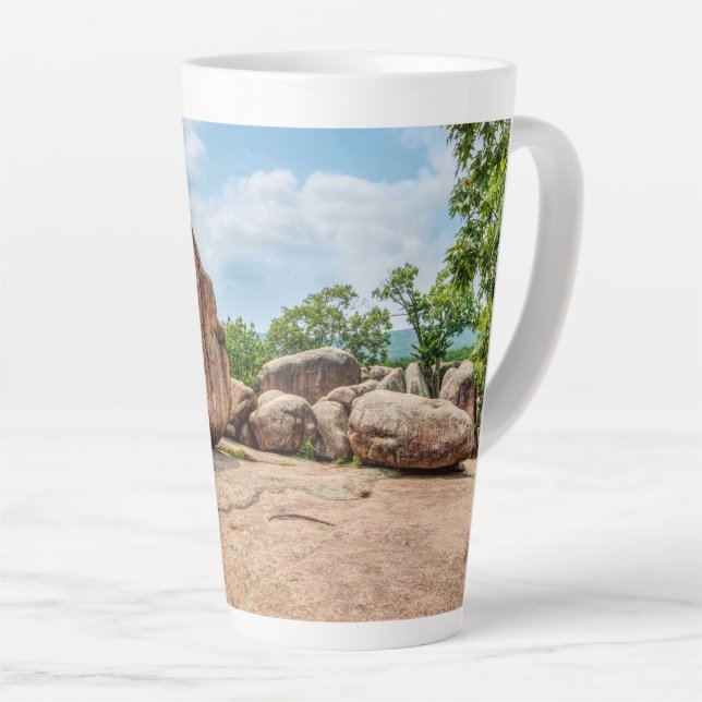 Tasse Latte Parc d'état Elephant Rocks (Angle droit)