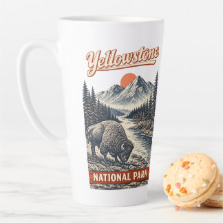 Tasse Latte Parc national de Yellowstone - Bison