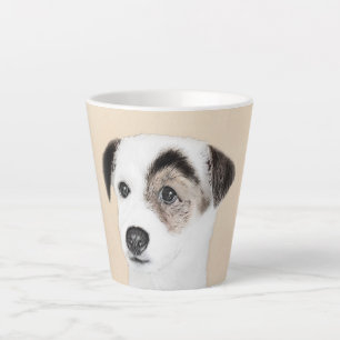 Tasse Latte Parson Jack Russell Terrier Peinture - Chien Art