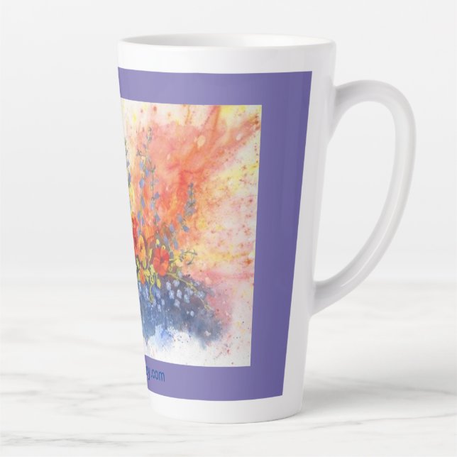 Tasse Latte Parti Petunia (Droite)