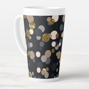 Tasse Latte Parties scintillant Confetti Peach, Maple, Grey an