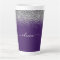 Parties scintillant d'argent violet Girl Nom du mo