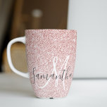 Tasse Latte Parties scintillant rose moderne étincelles Nom pe<br><div class="desc">Présentez notre produit de Parties scintillant rose moderne Sparkles Personnalisé Name, disponible exclusivement sur Zazzle! Faites une déclaration élégante et personnalisée avec ce design époustouflant qui combine le charme de la parties scintillant rose avec une touche moderne. Que vous soyez à la recherche d'un cadeau ou d'un régal spécial, ce...</div>