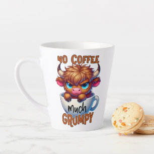 Tasse Latte Pas de café beaucoup grincheux