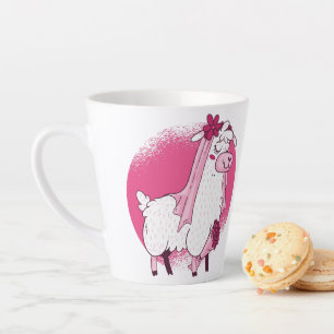 Tasse Latte Pas de drame LLama MARIÉE Drôle de mariage Shower