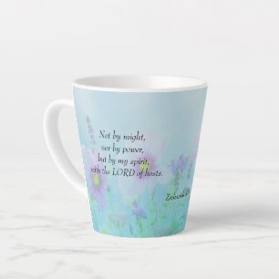 Tasse Latte Pas par Might - Zechariah 4:6  