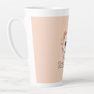 Tasse Latte Pâtes, Coeurs et Café Chaud : Le Kawaii Kitty's