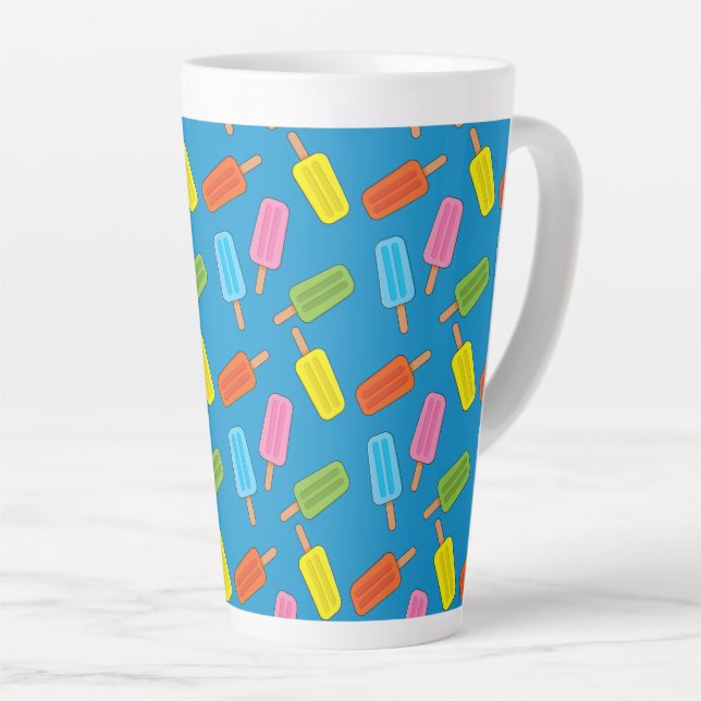 Tasse Latte Patters de Popsicles (Angle droit)