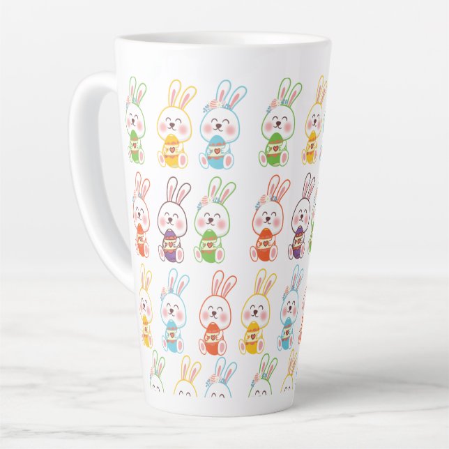 Tasse Latte Patters de Rabbit (Angle gauche)