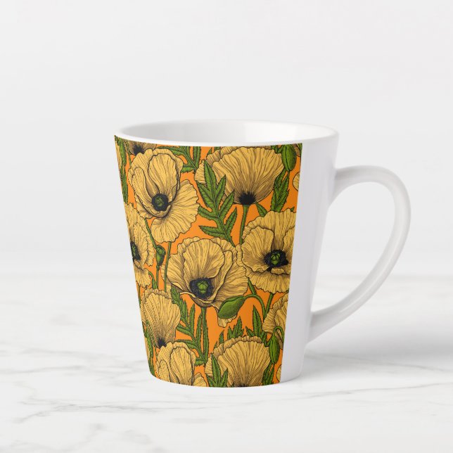 Tasse Latte Pavot jaune (Droite)