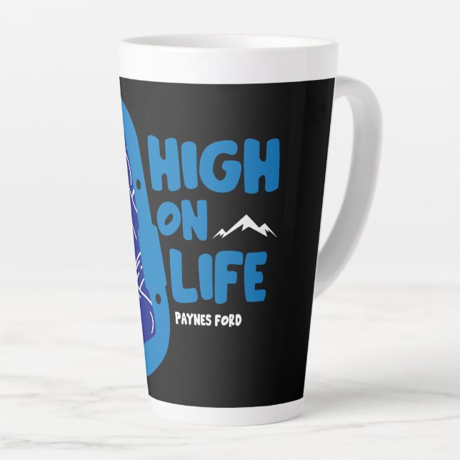 Tasse Latte Paynes Ford Alpinisme Nouvelle-Zélande (Angle droit)