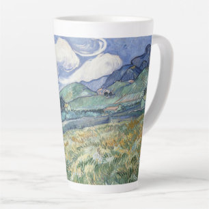 Tasse Latte Paysage Vincent Van Gogh Art Vintage Monogramme