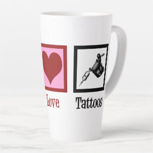 Tasse Latte Peace Loos Tattoos Cute Tattoo Artist Gun
