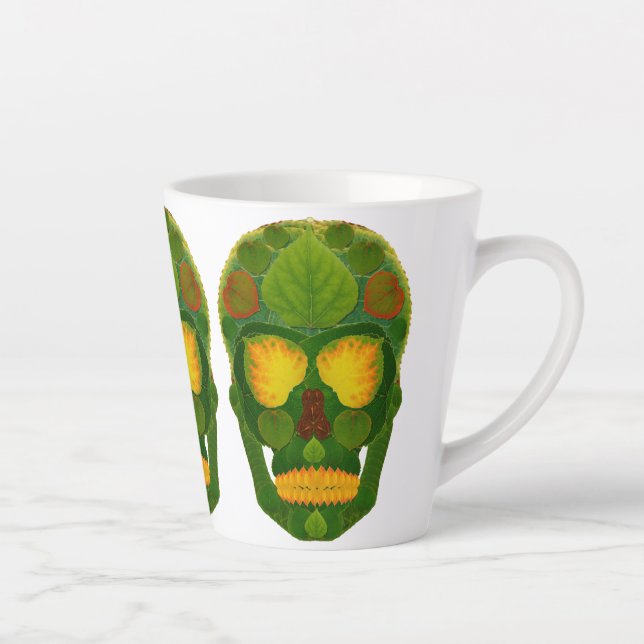 Tasse Latte Peau feuille Aspen 9 (Droite)