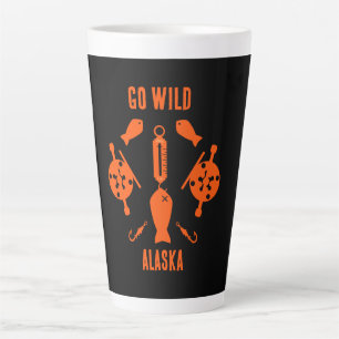 Tasse Latte Pêche saumon Alaska